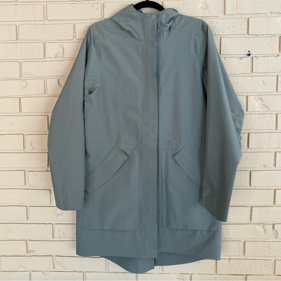 REI Jackets & Coats Rei Coop Womens Pike Street Green Trench Rain Coat Seamless Lightweight